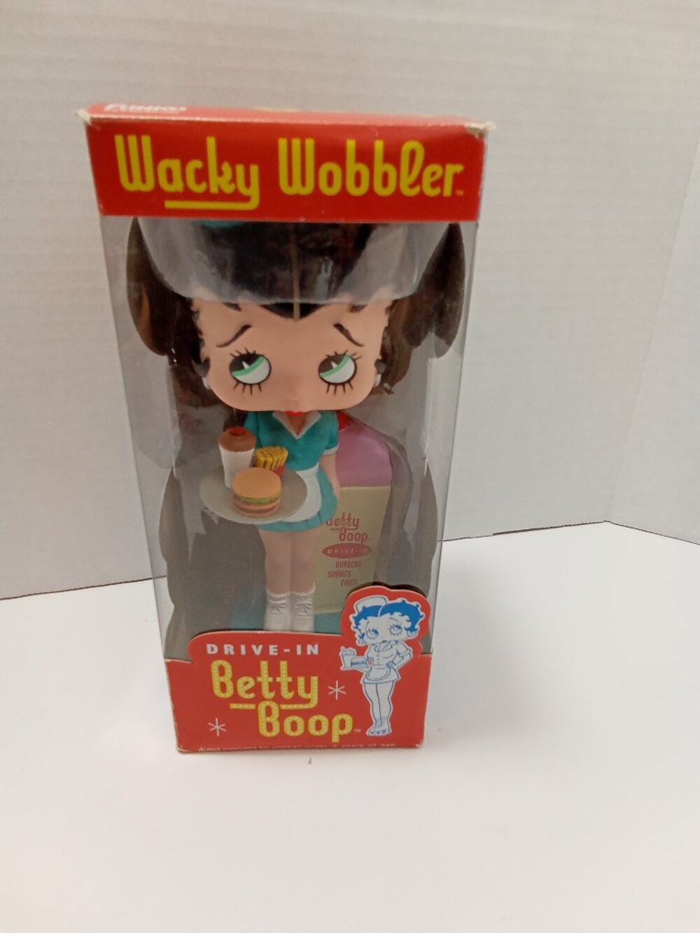 Vintage 2002 Funko Betty Boop Drive-In Bobblehead Box